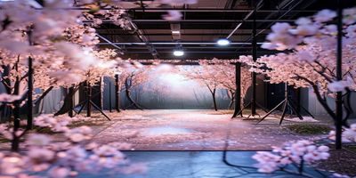 樱之空定格摄影工坊：专业摄影棚内设置樱花主题布景，专业摄影师为访客拍摄，灯光精准还原春日午后暖光质感